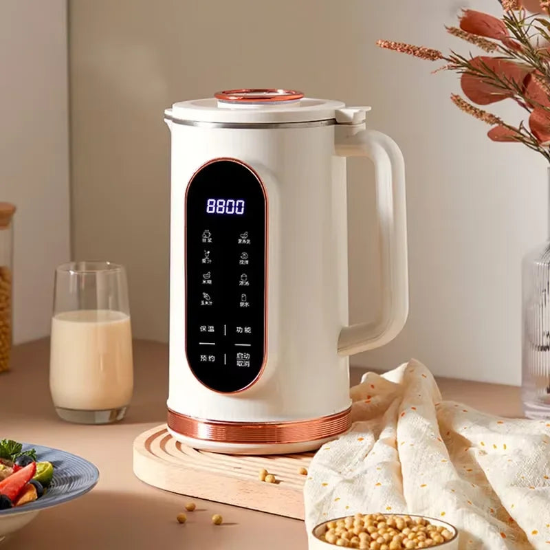 220V 1.5L Soybean Milk Machine 10-leaf Blade Breakfast Machine Electric Juicer Blender Mixer Wall Breaking Machine