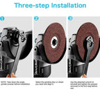 125mm Cordless Brushless Rechargeable Electric Angle Grinder Grinding Machine DIY Woodworking Power Tool For Makita 18V Battery