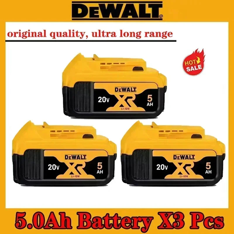 Original DEWALT battery，20V,，6AH， rechargeable lithium-ion battery， DCB115， DCB118,，Dewalt tool battery, dewalt ，DCB1104 charger