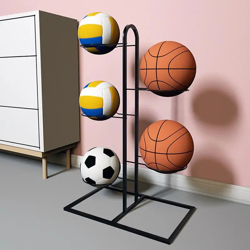 Multi-Layer Children Basketball Storage Rack Ball Football Storage Basket Placed Rack Kindergarten Volleyball Stand Holder