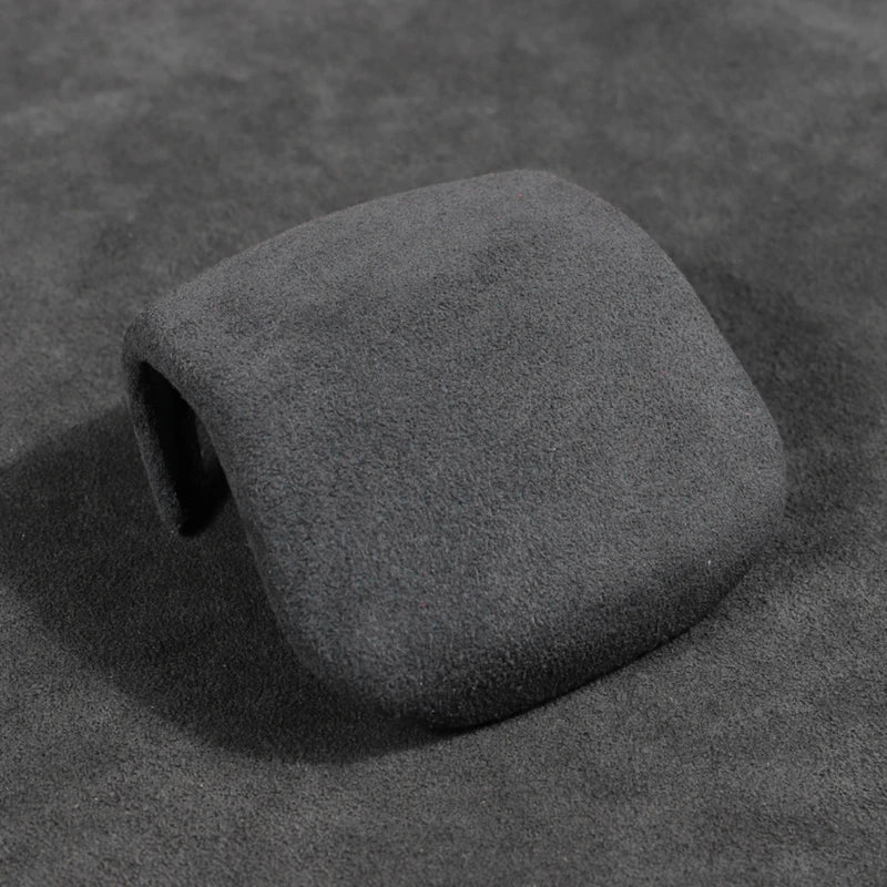 Italy Super Suede Car Gear Shift Knob Cover For Land Rover Velar Discovery 5 Discovery Sport Range Rover For Jaguar F-pace
