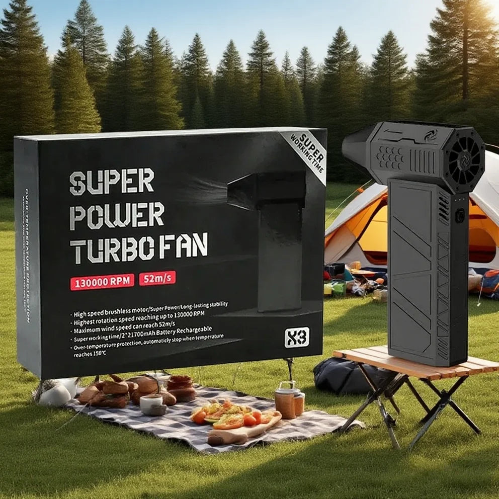 Powerful Turbo Fan X3 Electric Air Duster with 3 Gear 130000RPM 52m/s Brushless Portable Dust Blower Gun Cleaning Blower Tool