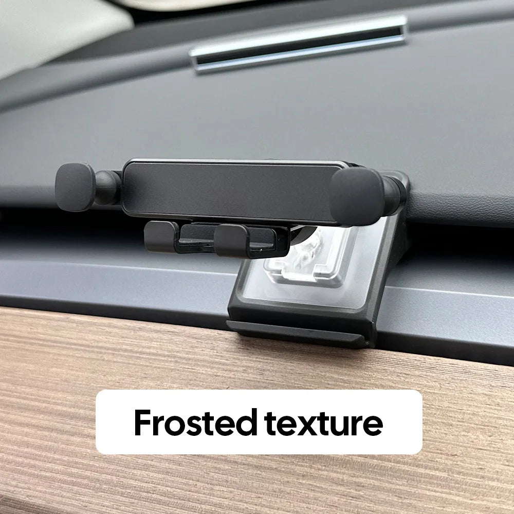 Cell Mobile Phone Holder Noiseless Gravity Support Mount Bracket Vent Clip Air Outlet Stand Base For Tesla Model Y 2020-2024