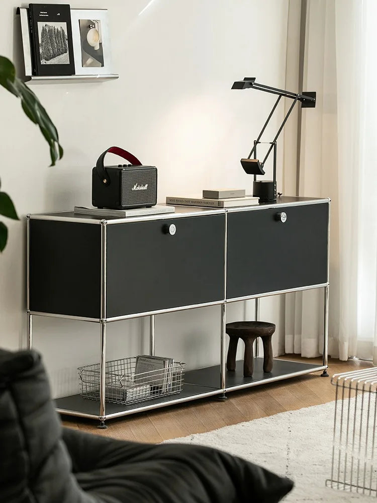 Module Modular DIY Furniture Sideboard Customized Size  Cabinet Stainless Steel Tv Stand Living Room