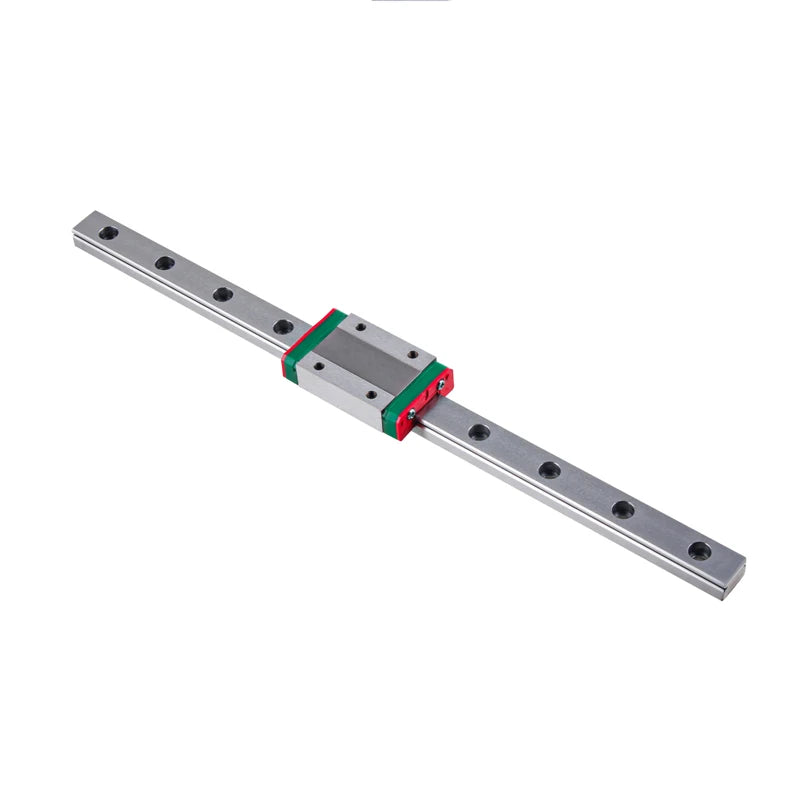 1Pc MGN12 MGN15 MGN9 Miniature Linear Guide Rail Slide 150 200 250 300 400 500 600mm Linear Guide+1Pc MGN-H Block 3D Printer CNC