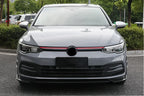Car Front Bumper Grille Trim Grill Decoration Strip Covers for VW Golf 8 MK8 Accessories 2020 2021