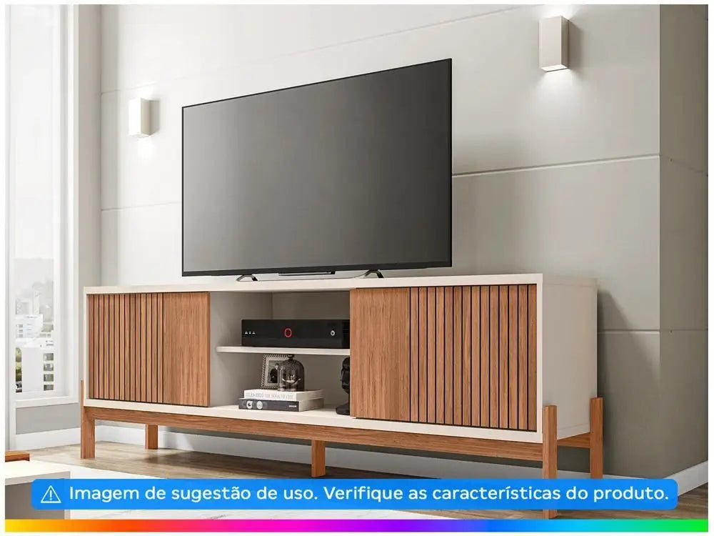 TV Rack 72 ”2 Doors Caemmun Tannen 1.8