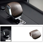 Car Wood Grain Style Console Gear Shift Knob Cover Trim Interior Accessories For Land Rover For Range Rover Sport 2023 2024