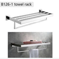 Chrome Polished Bathroom Hardware Mirror Chrome Polished Towel Rack Toilet Paper Holder Towel Bar Hook Bathroom Accessories