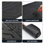 Trunk Mats for 2019-2023 Tesla Model Y TPE Trunk Cargo Tray Front Rear Trunk Frunk Storage Waterproof Protective Pad