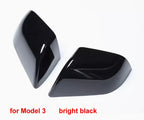 For Tesla Model 3 / Model Y Replace Car Accessories Rear View Mirrors Shell Cap Housing Wing Door Side Mirror Cover 1 Pair