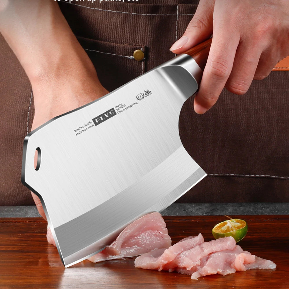 Kitchen Bone-Cutting Knife Professional Heavy duty Bone Chopping Knife Stainless steel Axe Butcher Knife Chef Cooking Tool