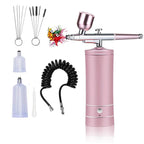 New Airbrush Nail with Compressor Portable Air Brush with Compressor For Nails Art Cake Craft Airbrush Nail Art Compressor