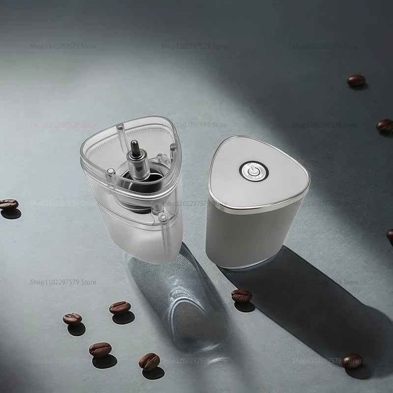2025 Portable Hand Coffee Grinder USB Charging Electric Coffee Grinder for Home Travel Outdoor Easy Clean Compact Coffee Milling
