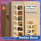 6/9 Layers Stackable Shoe Rack Simple Standing Storage Racks Household Wall Corner Shelves Dormitory Removable Shoe Organizers