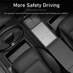 For Tesla Model Y Juniper 2025 Front Rear Under Seat Storage Box Bins Center Console Organizer Hidden Drawer Travel Accessories