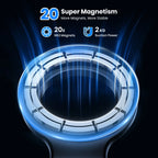 TOPK D53X Magnetic Car Mount, Mag-Safe Design, Easy Installation for Dashboard/Windshield, Fits iPhone 12/13/14/15/16