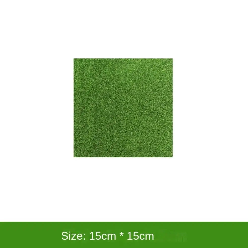 Durable Green Grass Mat Green Turf DIY Micro Landscape Artificial Lawns Carpets Fake Sod