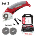 Cordless Electric Scissors Multi Electric Cutter Shear For Cardboard Leather Fabric Cloth SewingCarpet Electric Cutting Tool 4v