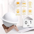 Lunar Humidifier 3D Tricolor Lamp Light Diffuser Aroma Essential Oil U