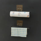 Kitchen Paper Towel Holder Adhesive Toilet Paper Rack Towel Hanger Tissue Dispenser Roll Napkin Cabinet Storage Accessories
