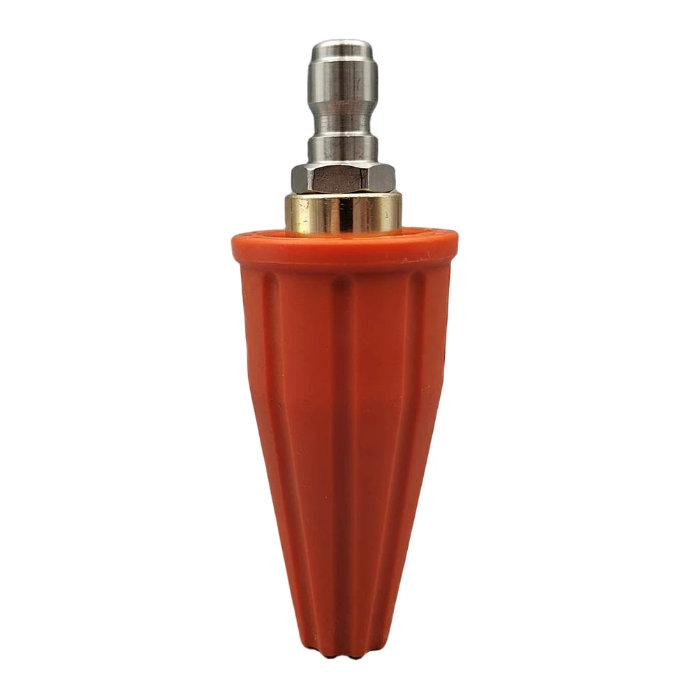 Water Gun Nozzle 1/4 Inch Quick Connector High Pressure Sprayer Stainless Steel Washer Gun Adapter Turbo Nozzle for Car Cleaning