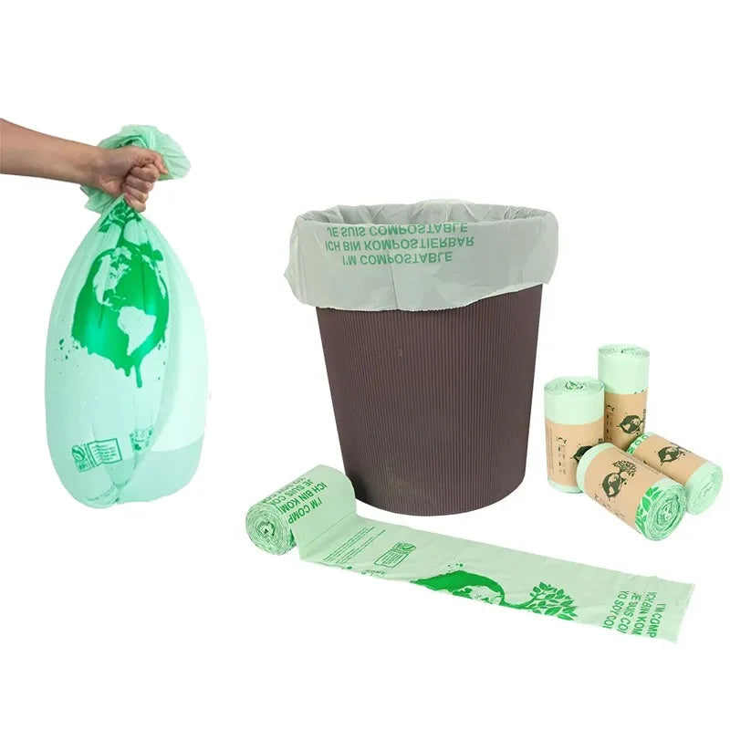 Biodegradable Trash Garbage Bags Household Compostable Garbage Bags Kitchen Garbage  BagsEnvironmentally Friendly  Trash Bags