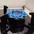 Household Kitchen Glass Multifunctional Flip Burner Built-in Gas/Electric Stove for Hotel Cars and Homes