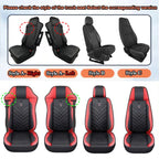 BIg Truck Lorry Bus Auto Seat Cushion Cover Leather Seat Cover All Inclusive for SITRAK SCANIA Volvo Benz Renault DAF IVECO Hino