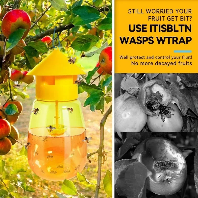 Reusable Fruit Fly Trap Killer Plastic Drosophila Mosquitoes Traps Bottle Garden Orchard Farm Insect Catcher Pest Control Tools