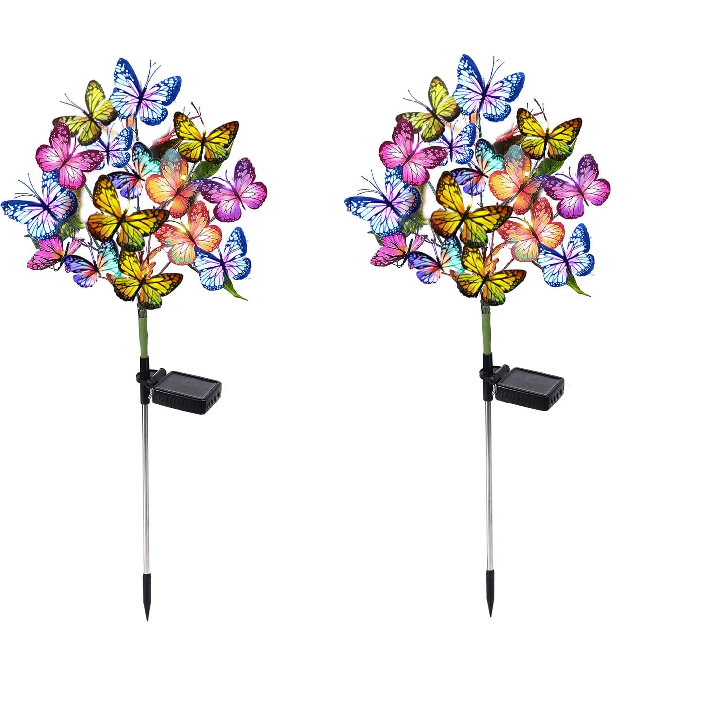 Solar Garden Light Outdoor Waterproof Decorative Solar Light LED Butterfly Solar Lights for Garden Yard Patio Lawn Outdoor Decor