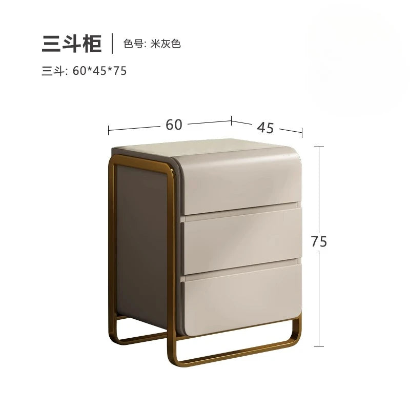 Light luxury modern simple fashion custom high end marble drawer cabinet 3 4 5 6 drawers Dresser home furniture Storage locker