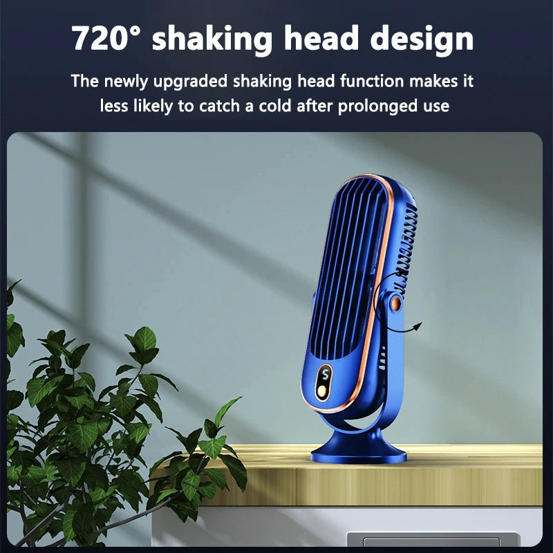 Xiaomi Rechargeable Desk Fan Portable Cooling Electric Fan Small Perso