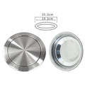 Stainless Steel Flush Recessed Built-in Balance Swing Flap Lid Cover Trash Bin Garbage Can Kitchen Counter Top