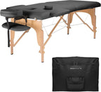 Professional Portable Folding Massage Table with Carrying Case - Burgundy