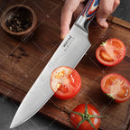WXCOO Kitchen Knife Tools Set Chicken Cooking Meat Fish Fruit Bone Handmade Forged  Bread Knife  Professional