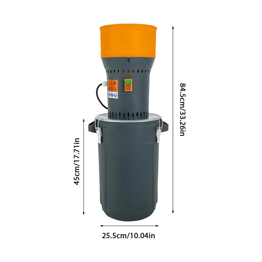 25L/50L/60L Electric Grain Mill Grinder, with 5 Sieves, Grain Grinder Mill, Electric Corn Grinder, Wheat Grinder