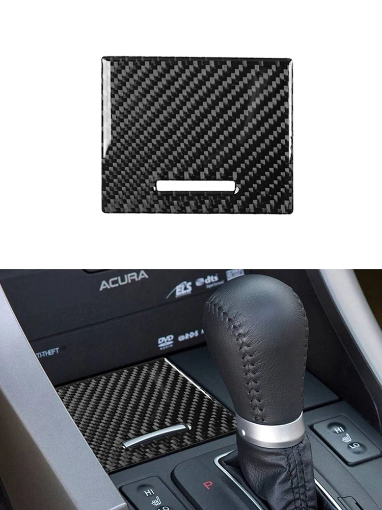 Brand New ABS Carbon Fiber Decorative Car Various Parts Cover Trim Sticker For ACURA TSX 2009-2014 Interior Accessories Stickers