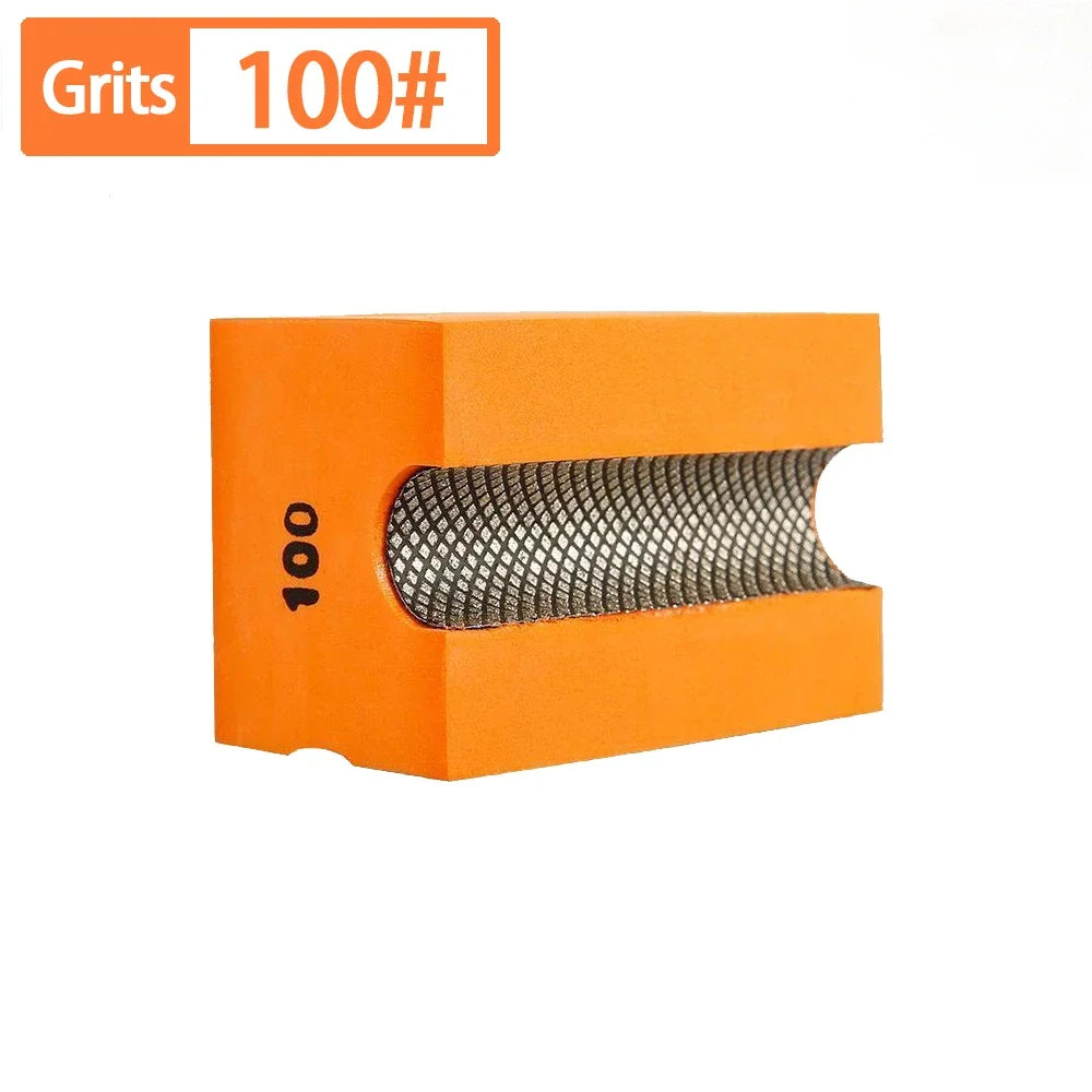 New! Concave Diamond Hand Polishing Pads Tile Glass Ceramic Abrasive Grinding Block Stone Marble Sanding Disc Polisher Tools