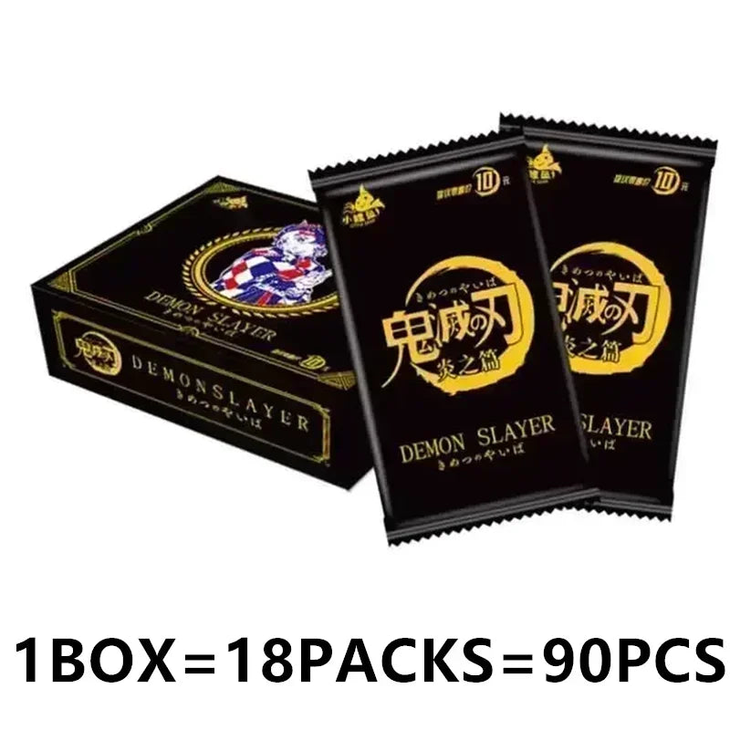 Douqu Original Demon Slayer English Version Trading Card Full Series Anime Collection Card Board Game Children's Toys Gift