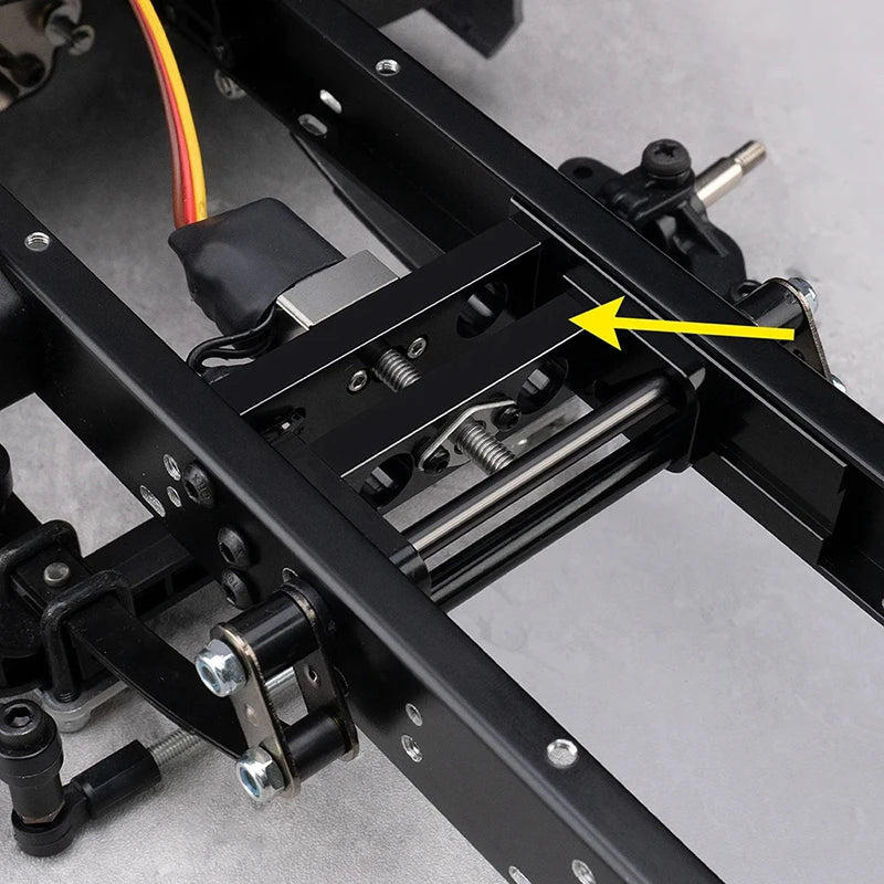 Aluminum Alloy Axle Lifting System Lift Axle for 1/14 Tamiya RC Truck SCANIA 770S 8X4 56371 Car Upgrade Parts