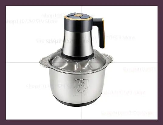 Electric Meat Grinder 5L Food Crusher Stainless Steel Multi Functional Vegetable Slicer Processor Chopper Kitchen Blender