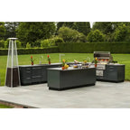 Customized Industrial Durable Outdoor Kitchen Cabinetry Complete BBQ Grill & Sink Unit for Residential & Commercial Use