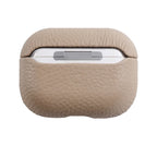 For AirPods Pro 3 Lychee Pattern Cowhide Leather Case for Airpods 4 3 2 1 Pro All-inclusive Earphone Protection Handmade Cover