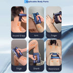 Electric Heating Guasha Scraping Fascia Massage Board Microcurrent Back Hot Compress Massager Gun Body Guasha Fascia Massage Gun
