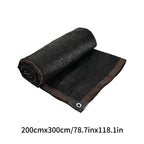Black Shading Net Anti-UV Sunshade Cloth Outdoor Swimming Pool Cover Sunshade Mesh Garden Plants Balcony Patio Car Canvas Awning