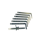 19pcs Locksmith Useful Push Rod Lock Pick Tension Wrench,Stainless Steel Lockpick Hardware Tools for Family
