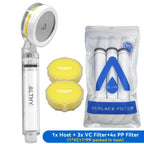 ALTHY Vitamin C Handheld Shower Head Filter,High Pressure SPA Softener Water,Whiten&Moisturizing Dry Itchy Skin,Reduce Hair Loss
