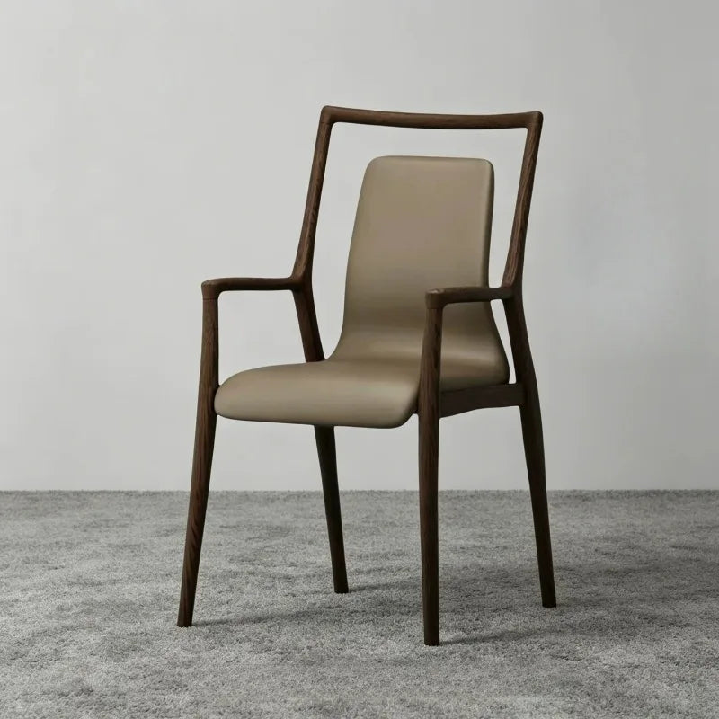 Comfortable Armchair Dining Chairs Kitchen Relaxing Modern Design Dining Chair Minimalist Waiting Room Dining Room Furniture