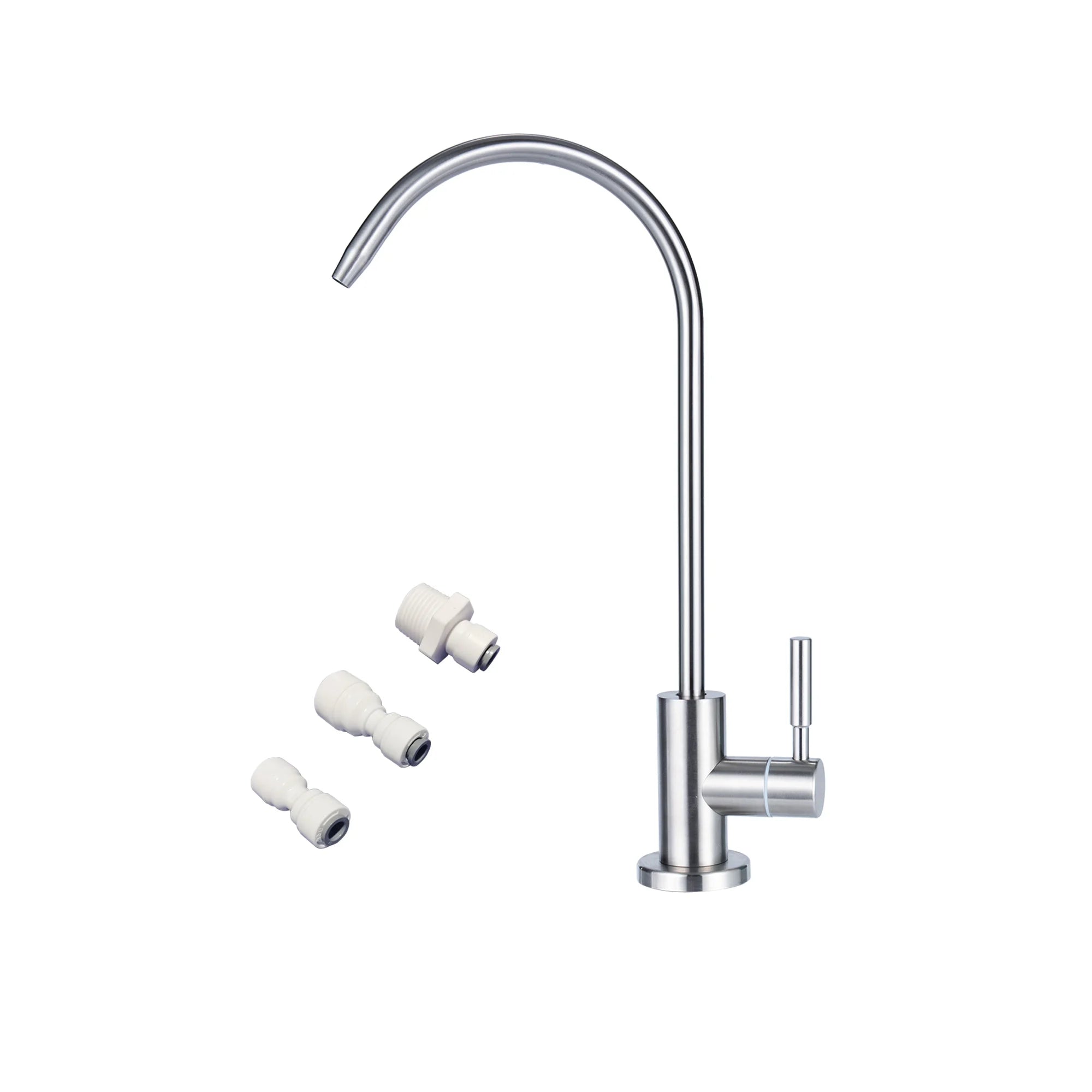 Reverse Osmosis RO Undersink Drinking Water Filter Tap Faucet 1/4" Chrome Mixer